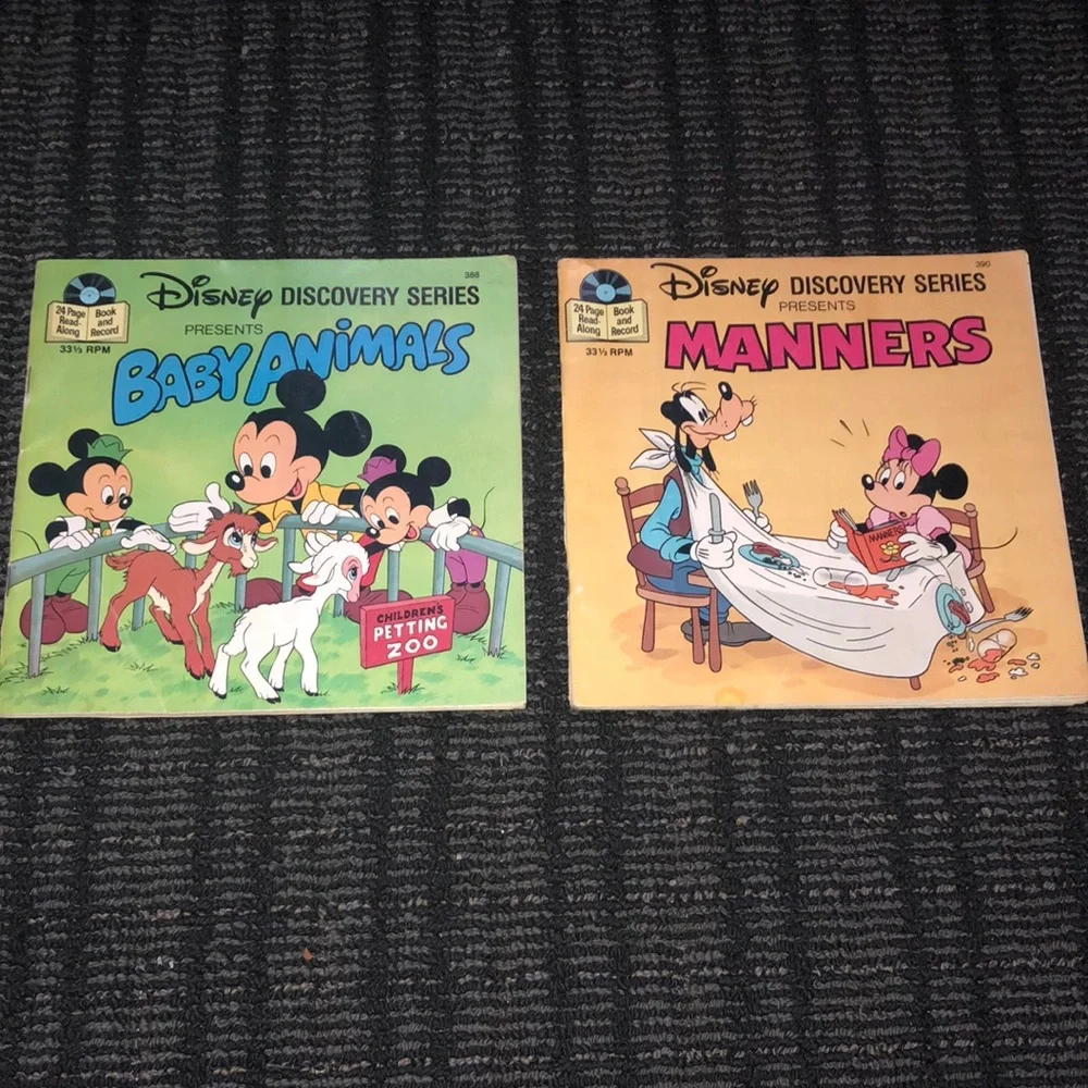 🎂 Disney Vintage (3) Discovery Series Books